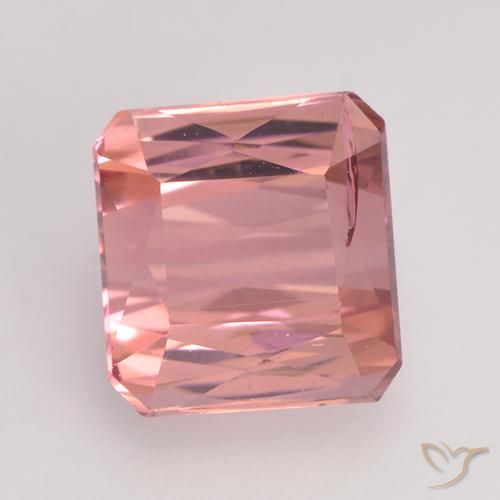 1.46ct 天然 中粉红色 碧玺, 祖母绿式切割, VS-SI