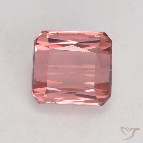 1.44ct 天然 浅粉色 碧玺, 祖母绿式切割, VS