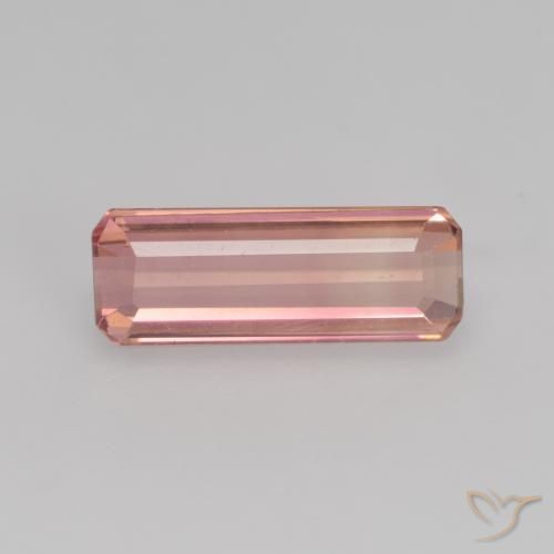 1.14ct 天然 大地粉色 碧玺, 祖母绿式切割, VS