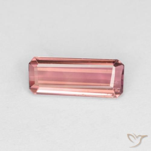 1.14ct 天然 橙粉色 碧玺, 祖母绿式切割, VS-SI