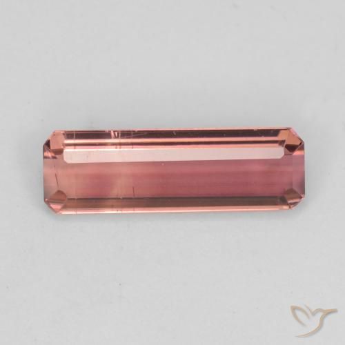 1.40ct 天然 橙粉色 碧玺, 祖母绿式切割, VS-SI