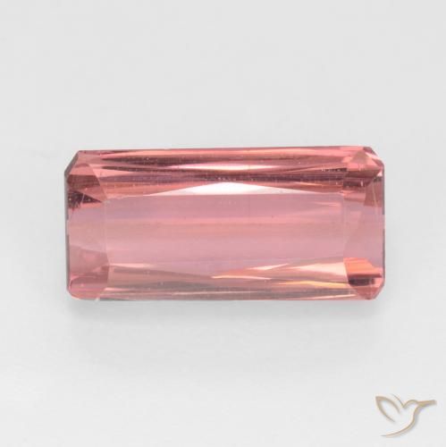 3.19ct 天然 中粉红色 碧玺, 祖母绿式切割, VS-SI