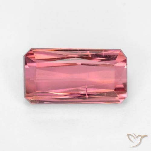 3.63ct 天然 浅粉色 碧玺, 祖母绿式切割, SI