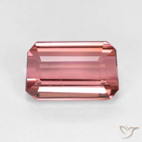 1.67ct 天然 深粉色 碧玺, 祖母绿式切割, VS