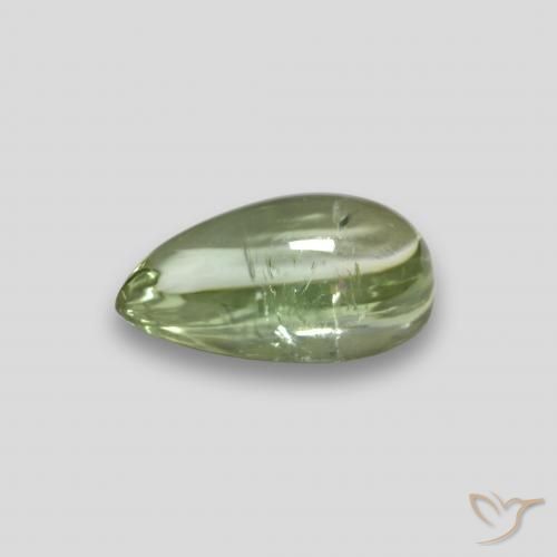 1.52克拉天然碧玺，梨形，透明
