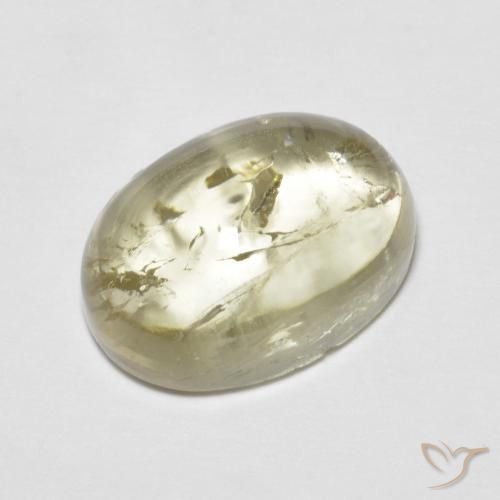 5.41ct 天然 淡黄色 碧玺, 椭圆形, 透明