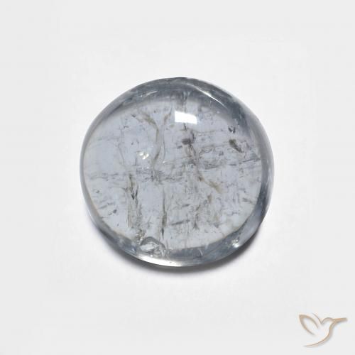 1.88ct 天然 深灰色 碧玺, 圆形的, 透明