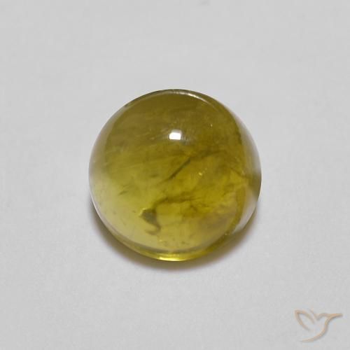 0.90克拉天然碧玺，圆形的，透明