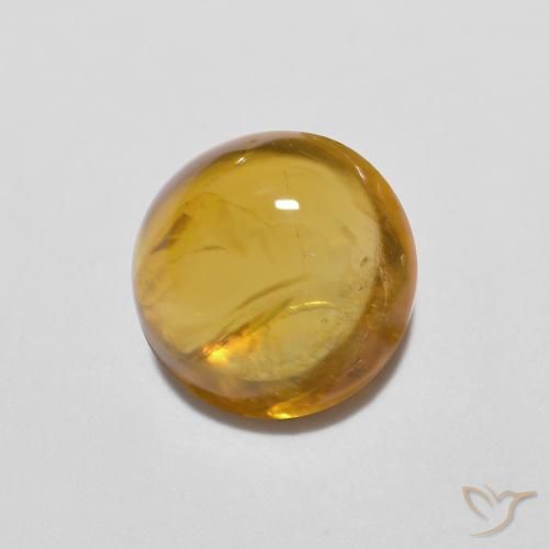 1.24克拉天然碧玺，圆形的，透明