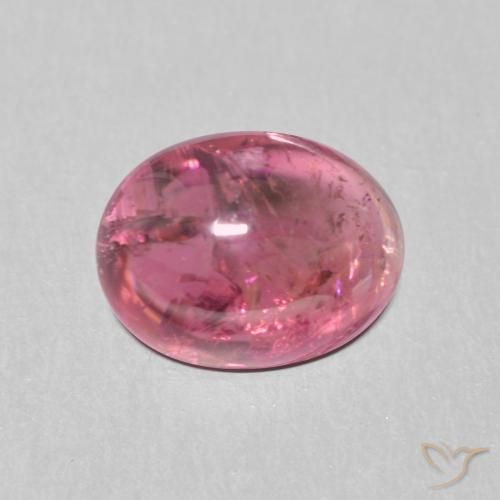 1.58ct 天然 树莓红色 碧玺, 椭圆形, 透明