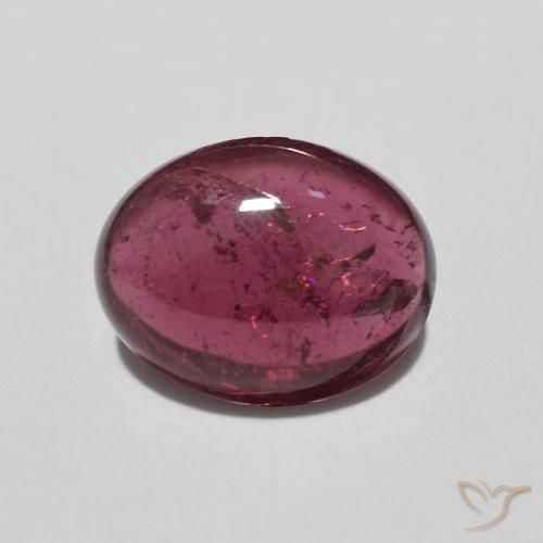 2.77ct 天然 树莓红色 碧玺, 椭圆形, 透明