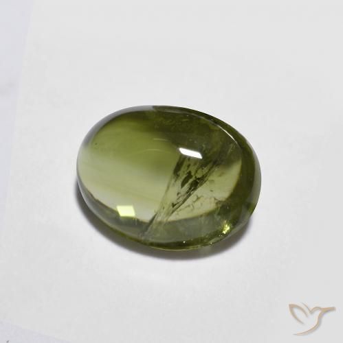 1.31克拉天然碧玺，椭圆形，透明