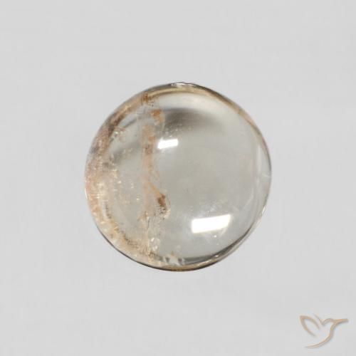 1.15ct 天然 淡黄色 碧玺, 圆形的, 透明