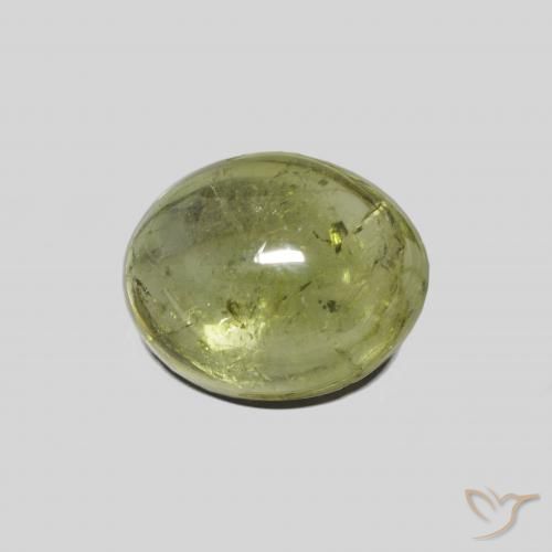 3.89ct 天然 浅绿色 碧玺, 椭圆形, 透明