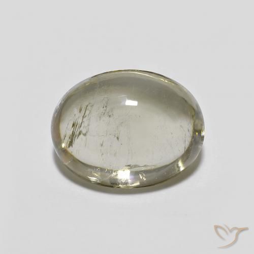3.38ct 天然 中浅黄色 碧玺, 椭圆形, 透明
