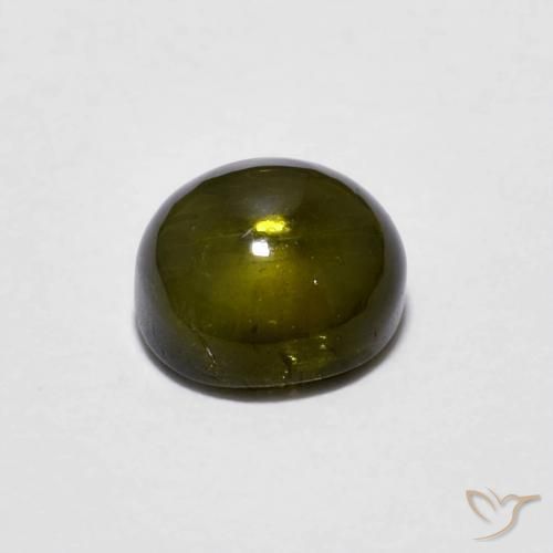 0.68克拉天然碧玺，圆形的，透明