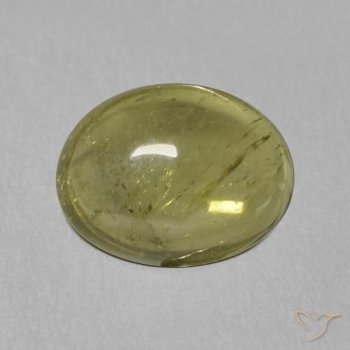 1.22ct 天然 中绿色 碧玺, 椭圆形, 透明