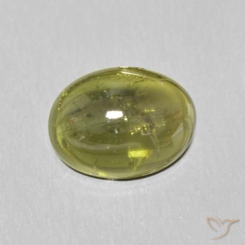 1.45ct 天然 中绿色 碧玺, 椭圆形, 透明