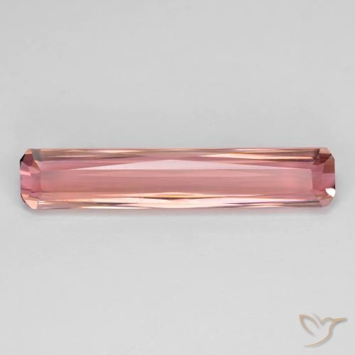4.87ct 天然 中粉红色 碧玺, 祖母绿式切割, VVS-VS