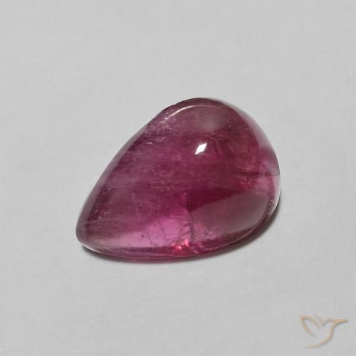 2.49ct 天然 粉红色 碧玺, 梨形, 半透明