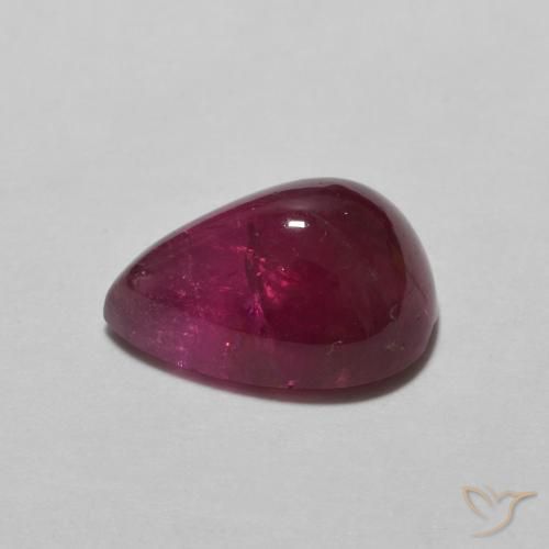 2.49克拉天然碧玺，梨形，半透明