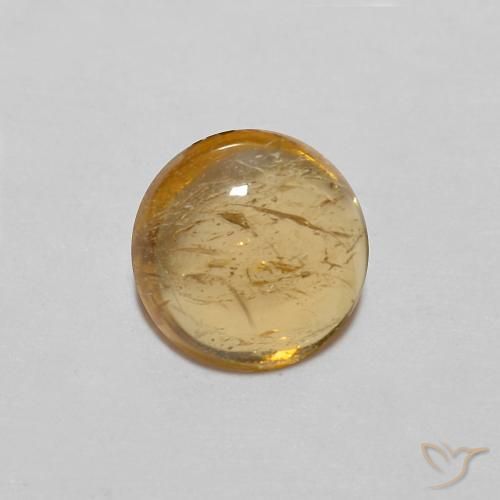0.89克拉天然碧玺，圆形的，透明