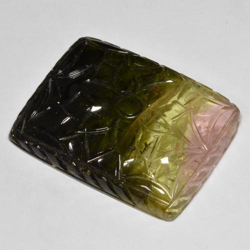 63.68ct 天然 彩色 碧玺, 花式切割, 半透明