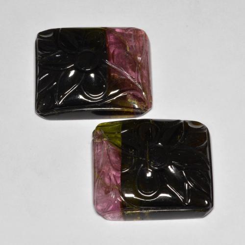 62.21克拉天然碧玺，花式切割，半透明
