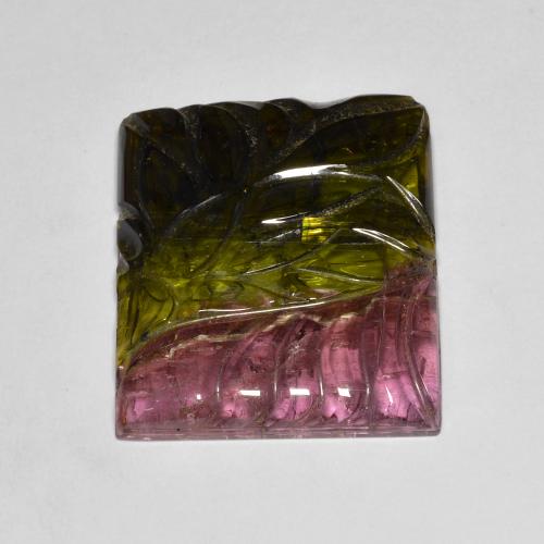 25.45ct 天然 彩色 碧玺, 狭长方形, 半透明