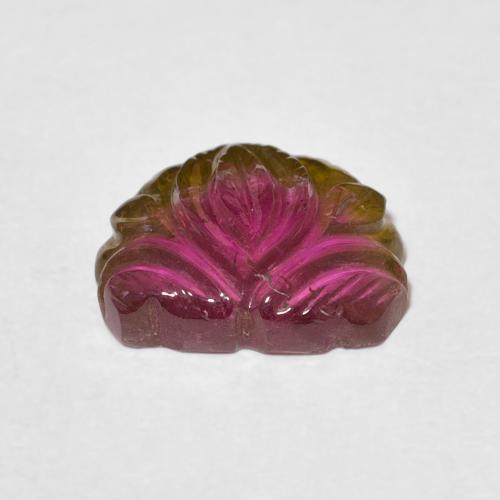 3.93克拉天然碧玺，花式切割，透明