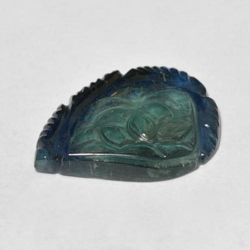 8.97克拉天然碧玺，花形切割，透明