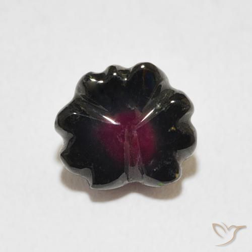 1.74ct 天然 深红色 碧玺, 花形切割, 透明