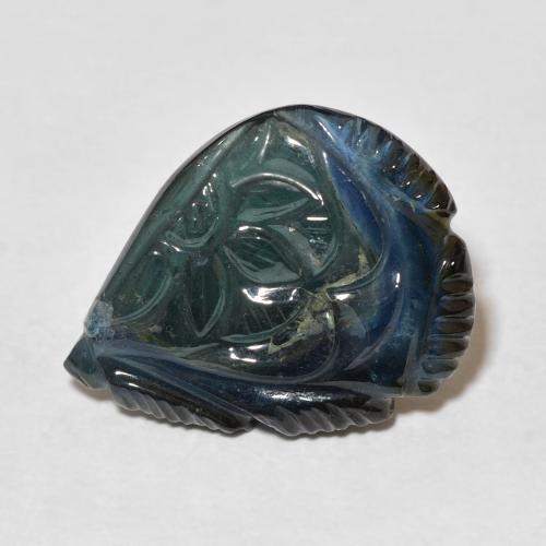 10.12克拉天然碧玺，花形切割，透明