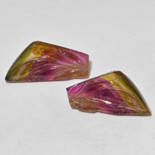 11.78ctw 天然 彩色 碧玺, 花式切割, 透明