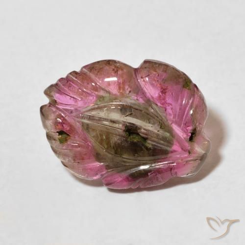 3.78ct 天然 彩色 碧玺, 花形切割, 透明
