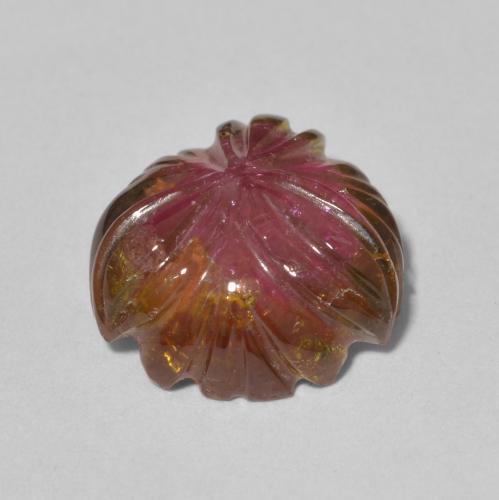 8.80克拉天然碧玺，花形切割，透明