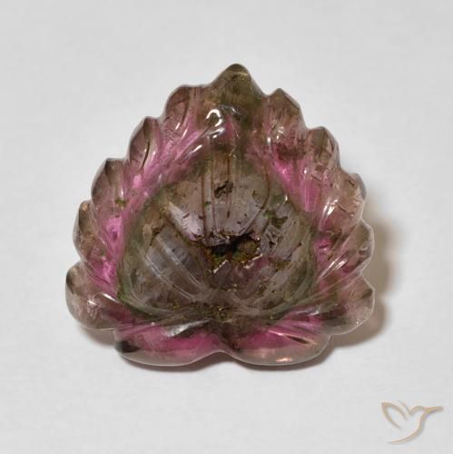 6.24ct 天然 彩色 碧玺, 花形切割, 透明
