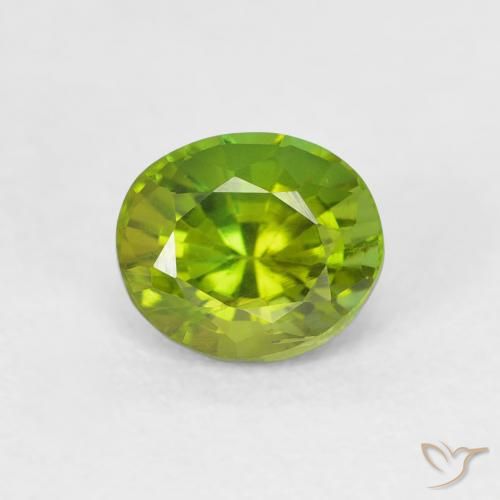 0.73ct 天然 充满活力的绿色 碧玺, 椭圆形, VVS-VS
