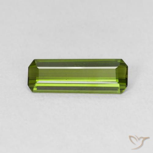 0.85ct 天然 海藻绿 碧玺, 祖母绿式切割, VS