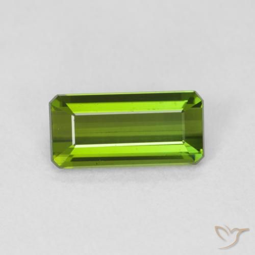 1.07ct 天然 森林绿 碧玺, 祖母绿式切割, VVS