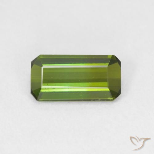 1.03ct 天然 森林绿 碧玺, 祖母绿式切割, VVS