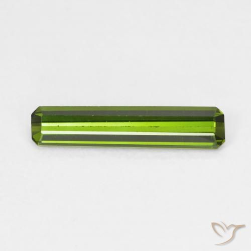 0.91ct 天然 浅森林绿 碧玺, 祖母绿式切割, VVS-VS