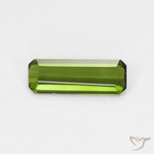 0.67ct 天然 森林绿 碧玺, 祖母绿式切割, VVS