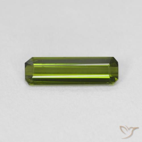 1.04ct 天然 森林绿 碧玺, 祖母绿式切割, VS