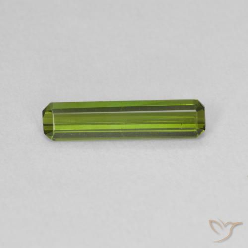 0.81ct 天然 中绿色 碧玺, 祖母绿式切割, VVS