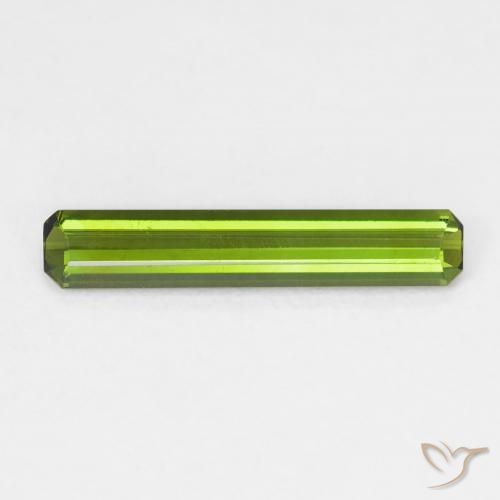 1.08ct 天然 深绿色 碧玺, 祖母绿式切割, VVS