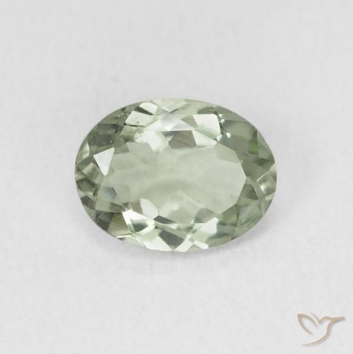 1.32ct 天然 浅森林绿 碧玺, 椭圆形, VS