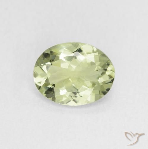1.12ct 天然 灰绿色 碧玺, 椭圆形, VVS-VS