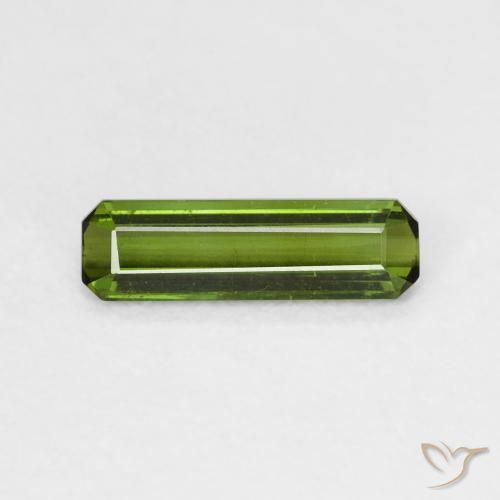 0.63ct 天然 中绿色 碧玺, 祖母绿式切割, VS