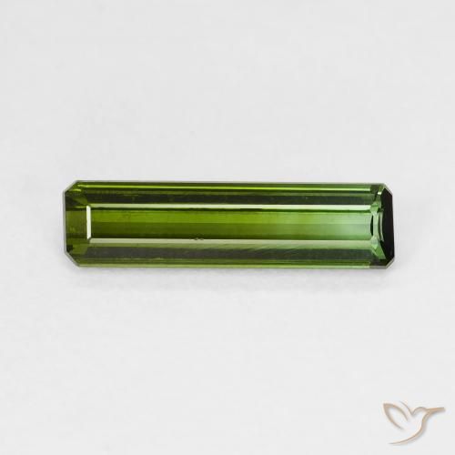 1.33ct 天然 大地绿 碧玺, 祖母绿式切割, VS